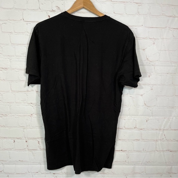 APT. 9 T Shirt Mens Large Black Graphic Print V Neck - Picture 7 of 7